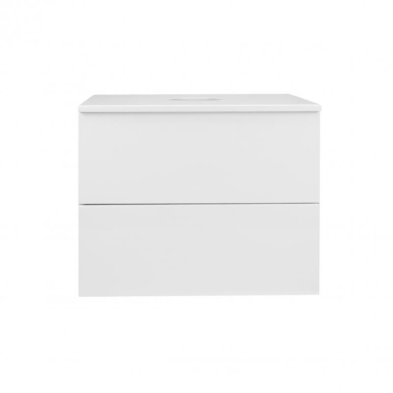Тумба подвесная Q-tap Tern со столешницей White (QT1779TPL601W)