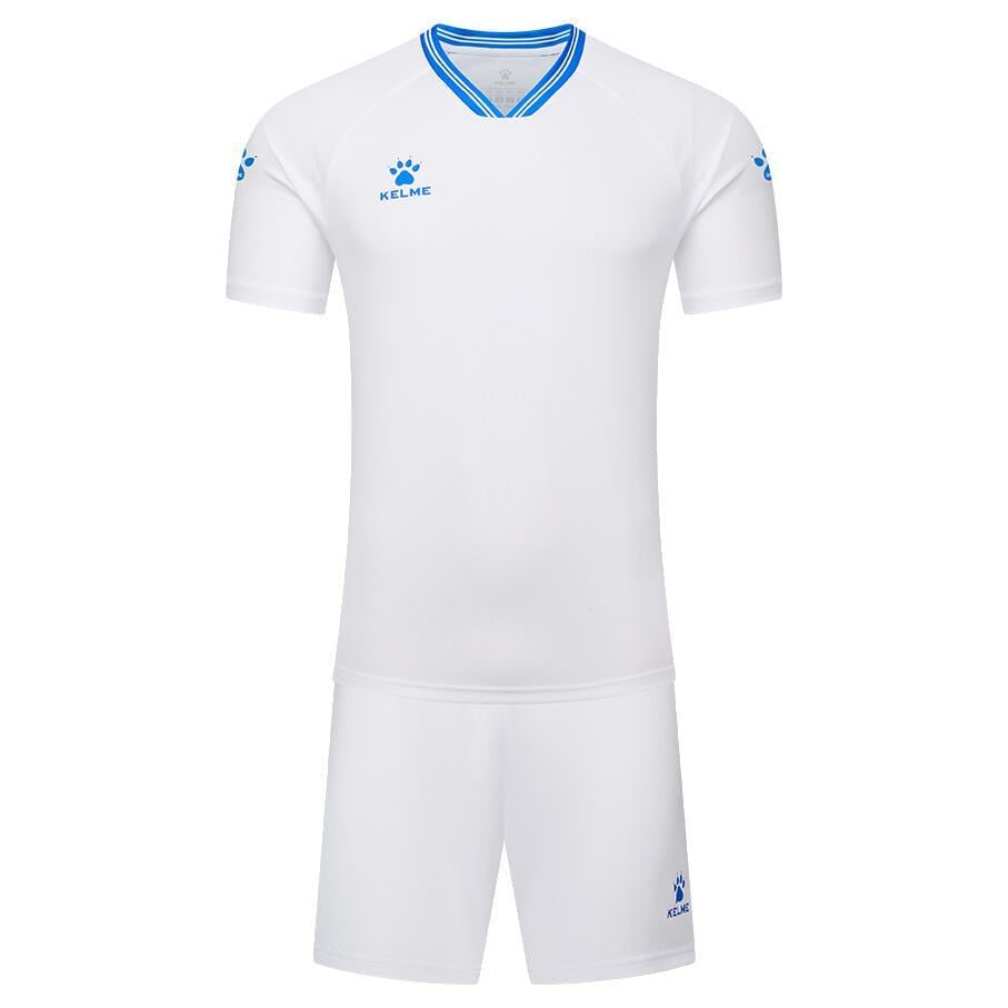 Комплект футбольной формы Kelme FARO M Бело-синий (8451ZB1246.9104)