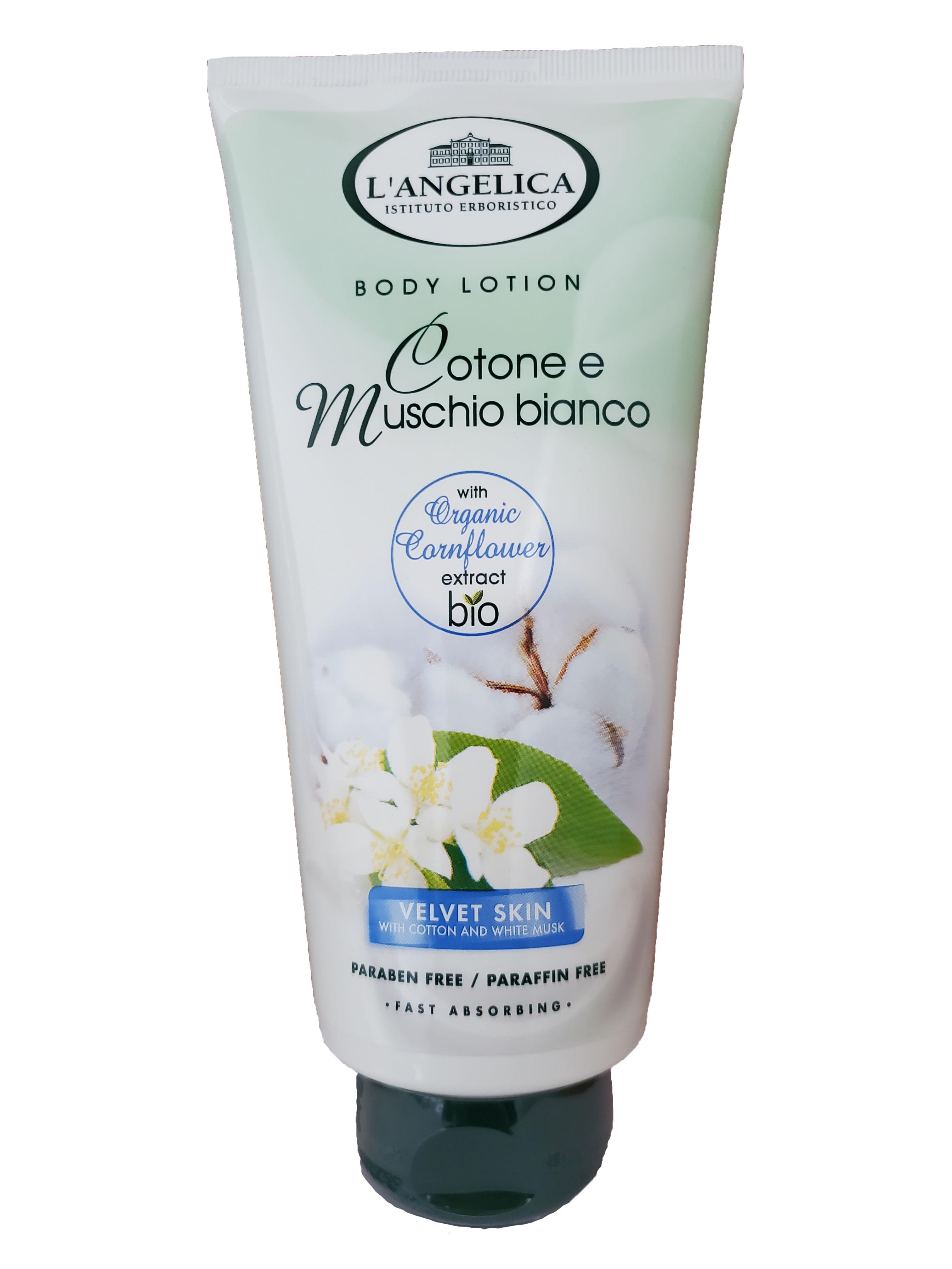 Лосьон для тела L’angelica Officinalis Бархатный хлопок и белый мускус 300 мл