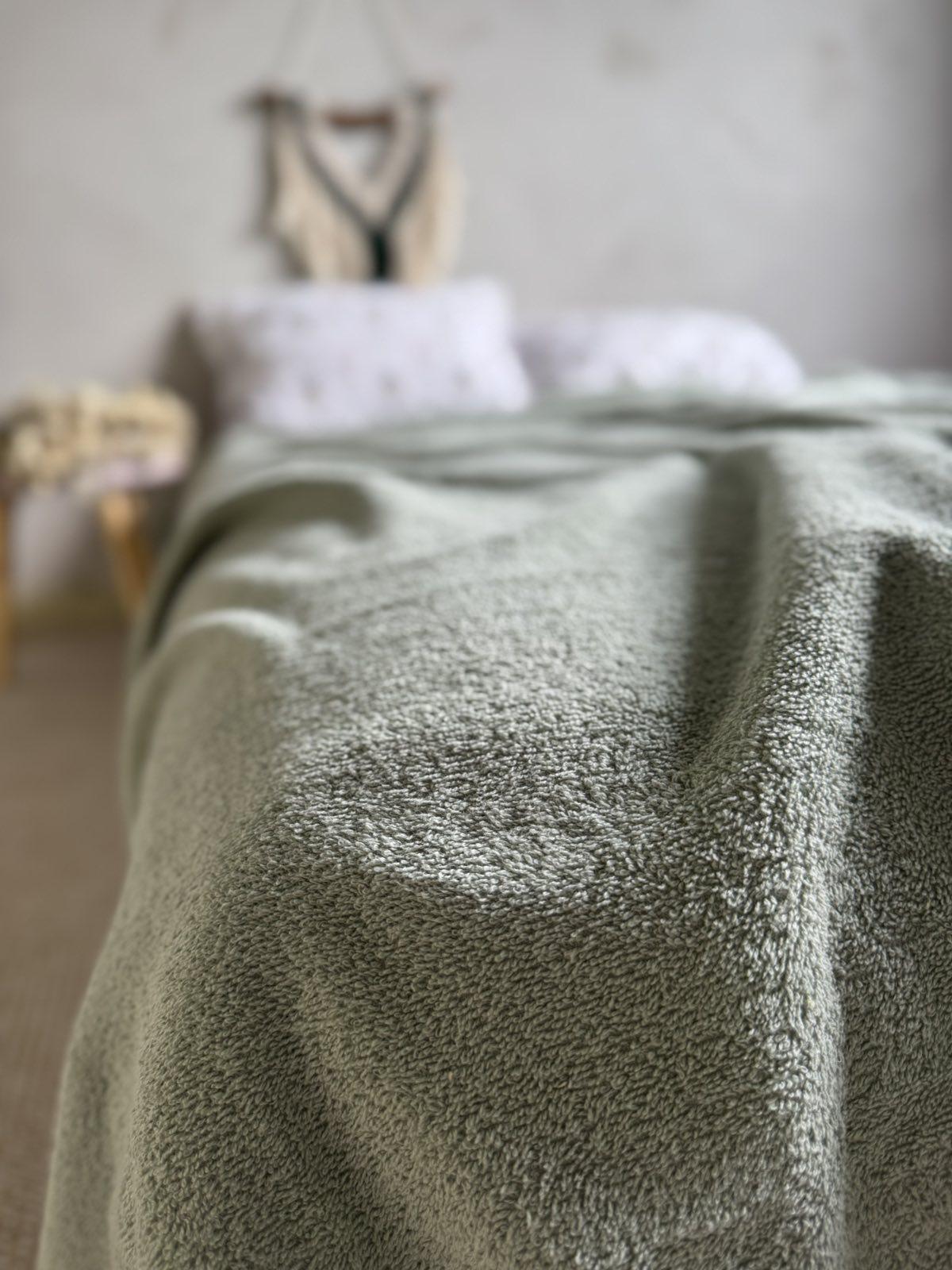 Простынь-покрывало махровое ZEINTEX MADEIRA хлопковое 150х220 см Бирюзовый (26991417) - фото 4 Простынь-покрывало махровое ZEINTEX MADEIRA хлопковое 150х220 см Бирюзовый (26991417) - фото 4