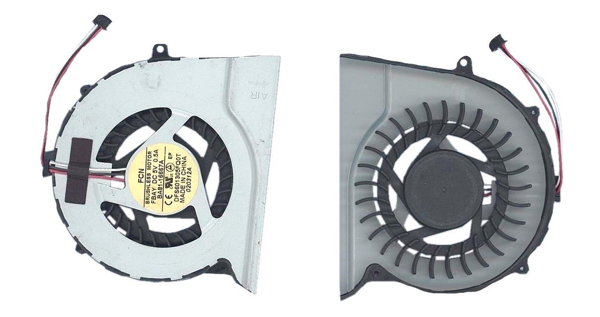 Кулер для ноутбука Samsung Q468/Q470/NP500P4A/NP500P4C 5V 0.5A 3-pin FCN