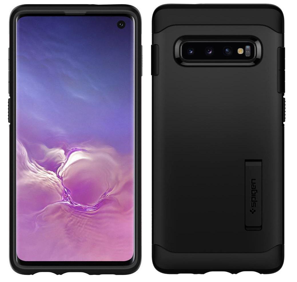 Чехол противоударный с подставкой Spigen Slim Armor 605CS25384 для Samsung Galaxy S10 SM-G973 (6.1") Black Чехол противоударный с подставкой Spigen Slim Armor 605CS25384 для Samsung Galaxy S10 SM-G973 (6.1") Black