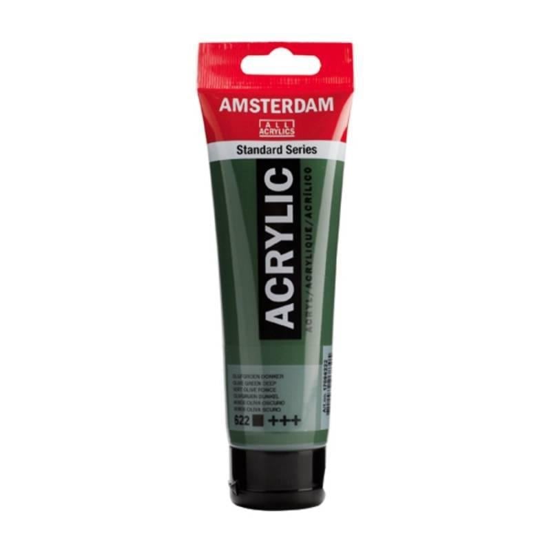 Акриловая краска Amsterdam Royal Talens 120 мл 622 Оливковая зеленая темная (Az1-8712079268305)