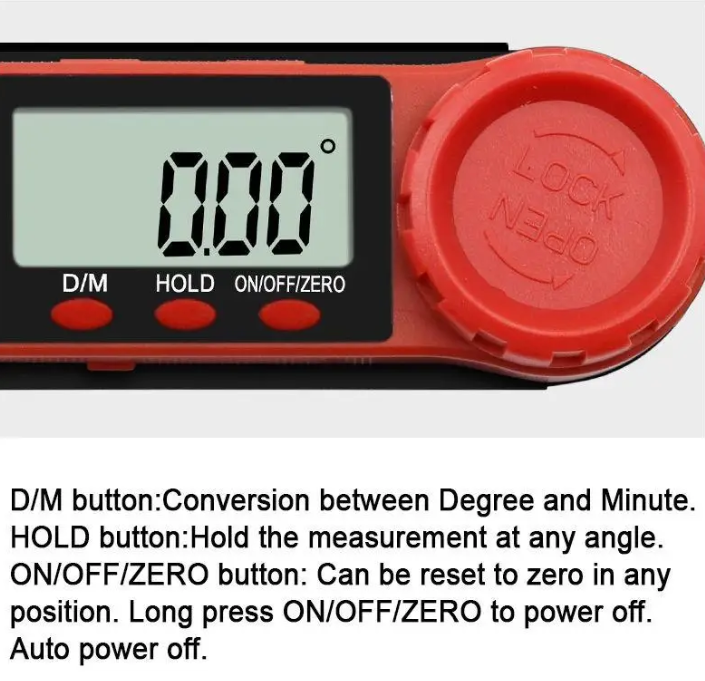 Кутомір електронний цифровий 180 мм (4001154489336) - фото 7