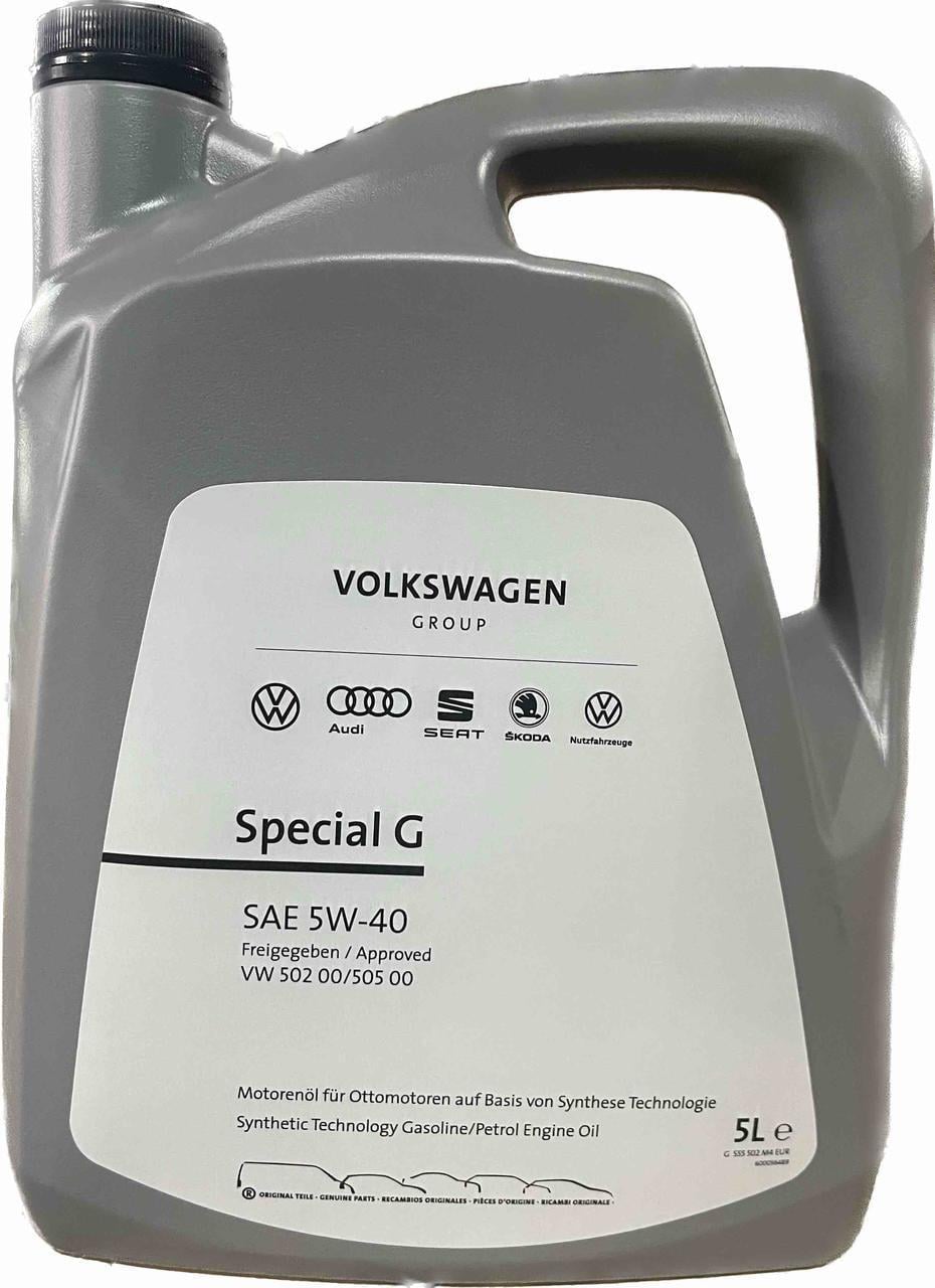 Моторное масло VAG Special G 5W-40 (VW: 502.00 505.00) 5 л (GS55502M4)