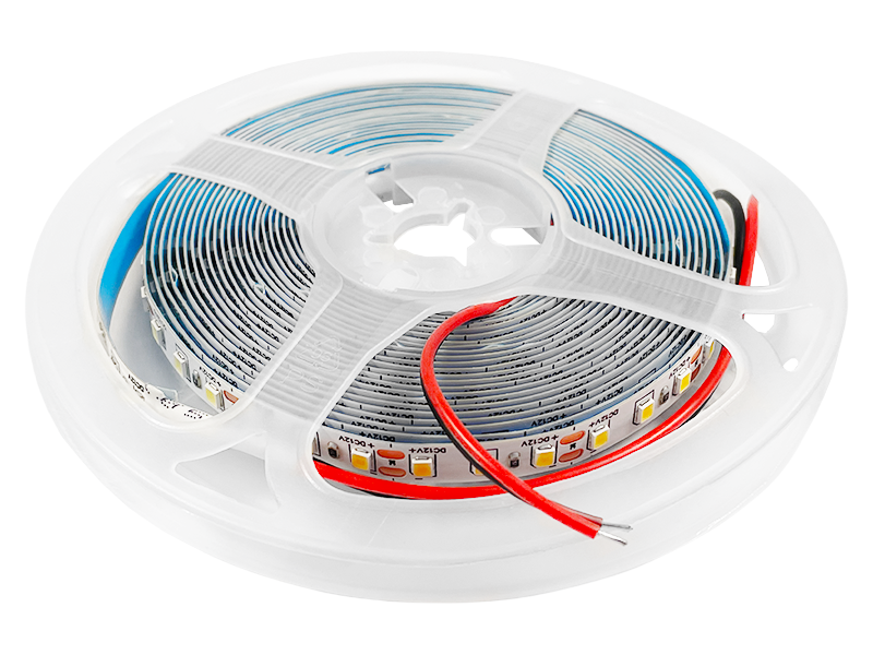 Світлодіодна стрічка 1 м SMD2835 120 LED 12В 10Вт/м IP20 6000-6500K холодний білий (35504412) (1011)