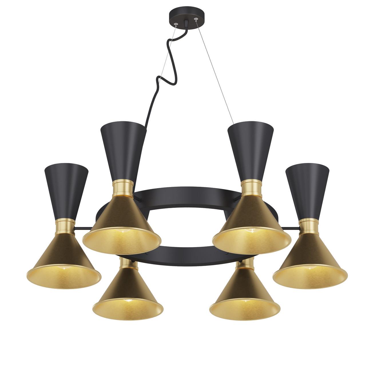 Люстра Pikart Lights Dualight C Золотой/Черный (25352)