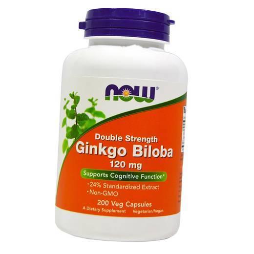 Экстракт гинкго билоба Ginkgo Biloba 120 200 вег. капс. (71128008)