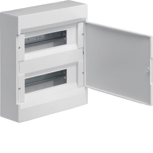 Щит накладний Hager COSMOS 24/2х12 модулі з дверцятами Білий (28176833)