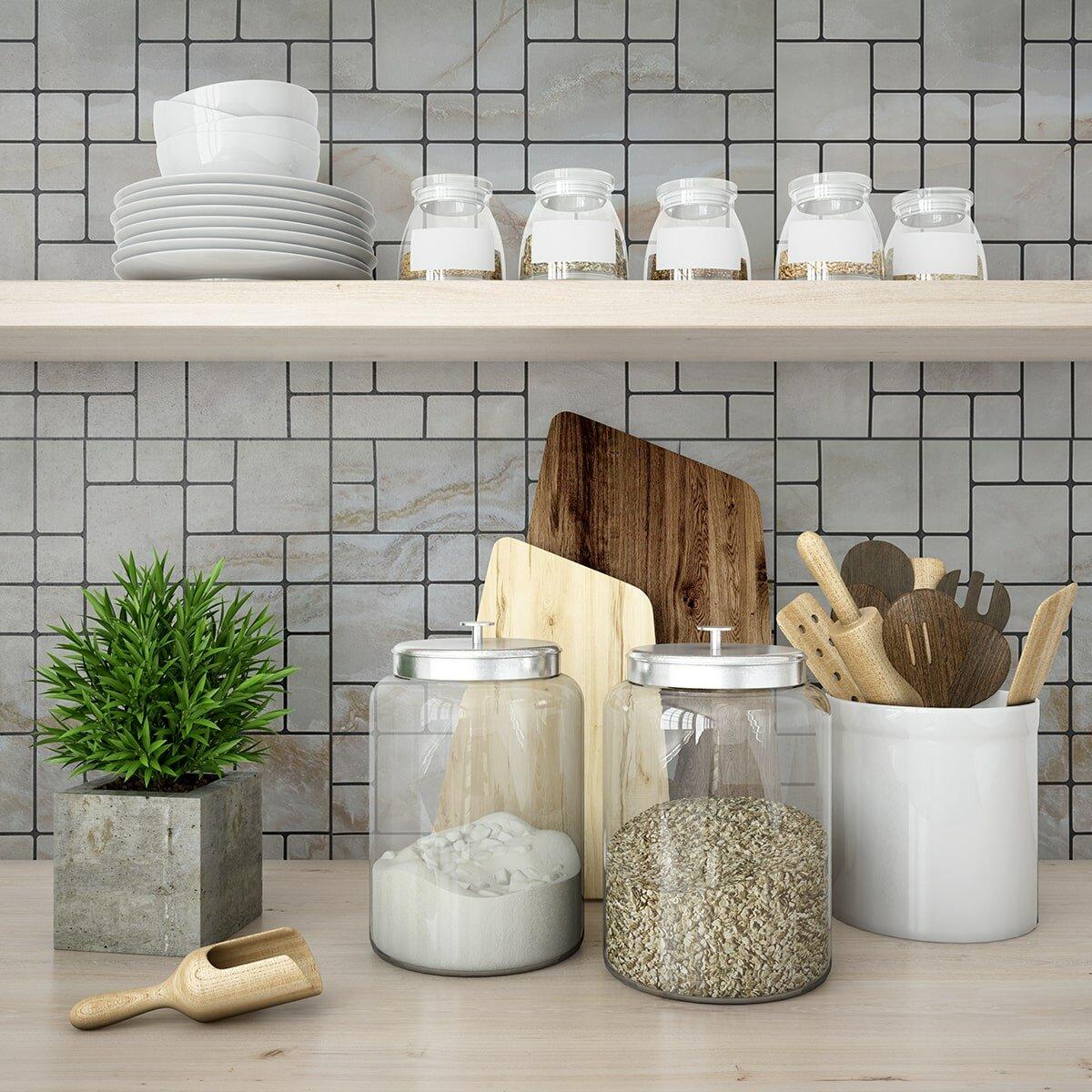 Мозаика самоклеящаяся 300х300х4 мм (SW-00001656) - фото 10 Мозаика самоклеящаяся 300х300х4 мм (SW-00001656) - фото 10