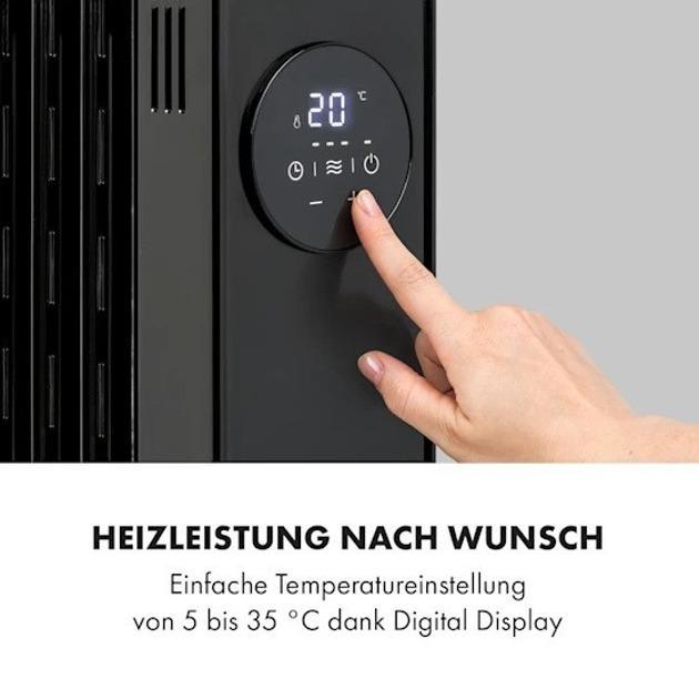 Масляний обігрівач KLARSTEIN Thermaxx Heatstream 2500 Вт (10035109) - фото 3 Масляний обігрівач KLARSTEIN Thermaxx Heatstream 2500 Вт (10035109) - фото 3