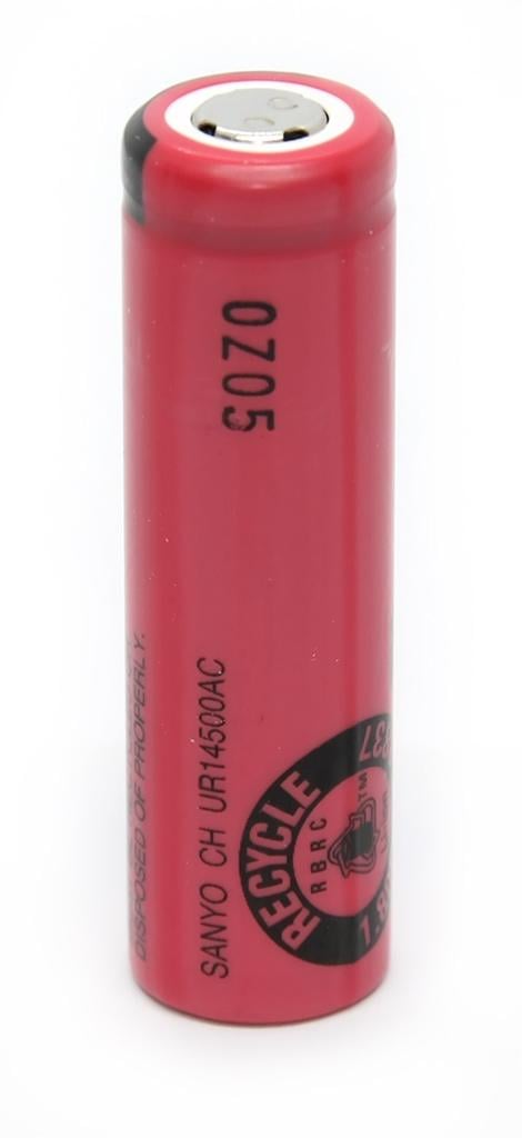 Акумулятор літій-іонний SANYO UR14500AC 14500/AA depaket flat top 740 mAh 1,52A 4,2/3,7/2,8V Red (25993666) Акумулятор літій-іонний SANYO UR14500AC 14500/AA depaket flat top 740 mAh 1,52A 4,2/3,7/2,8V Red (25993666)