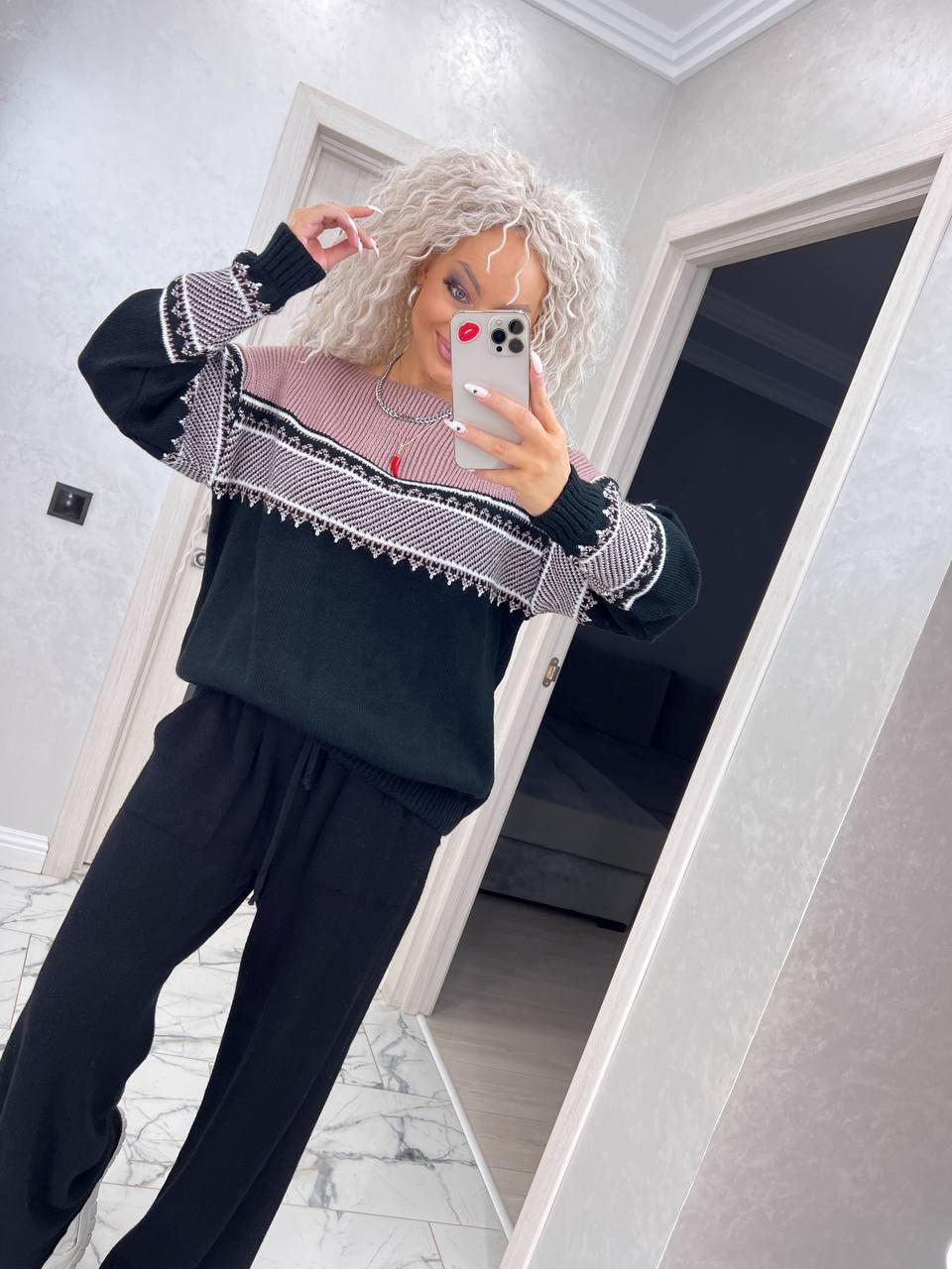 Женский свитер Миранда 44-56 мокко (2049-нс) - фото 21 Женский свитер Миранда 44-56 мокко (2049-нс) - фото 21