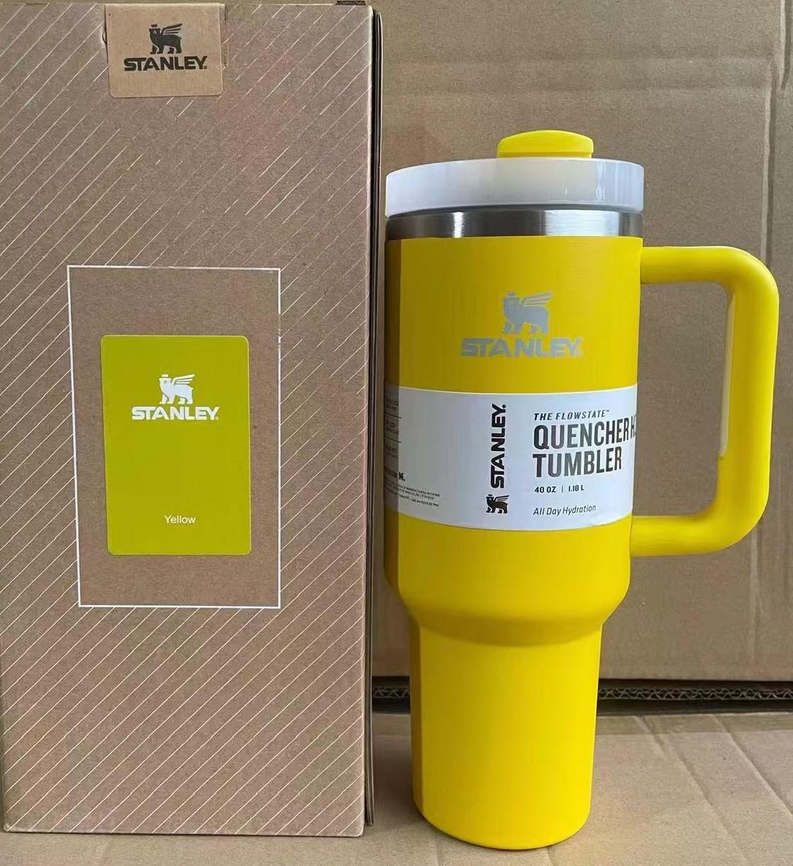 Термочашка Stanley Quencher H2.0 Tumbler из нержавеющей стали 1,18 л Yellow (KT6007817)