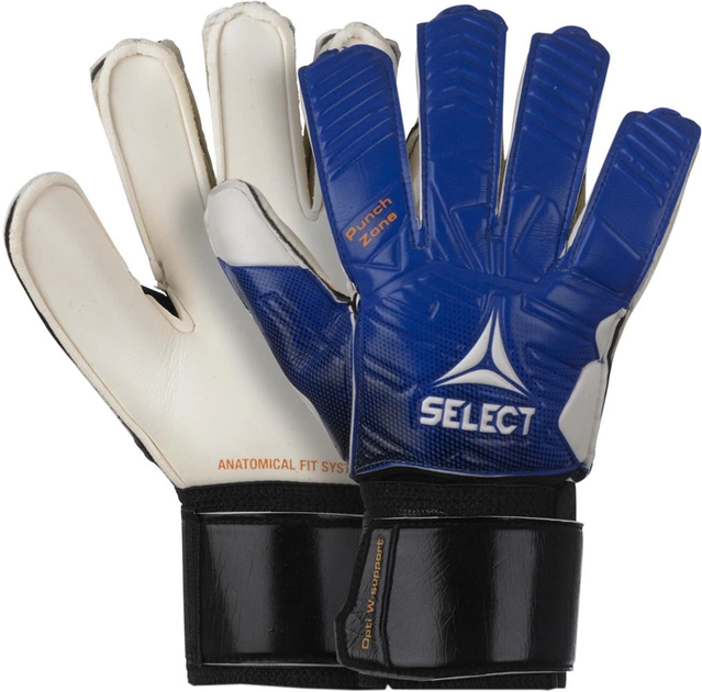 Перчатки вратарские Select GOALKEEPER GLOVES 03 YOUTH р. 7 Синий/Белый (601072-373)