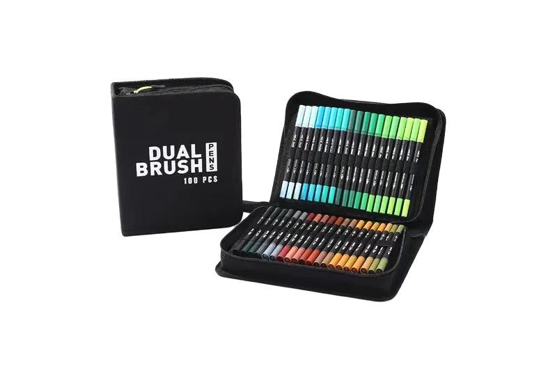 Набор двойных маркеров 100 шт. (45185-17019_374) - фото 2 Набор двойных маркеров 100 шт. (45185-17019_374) - фото 2