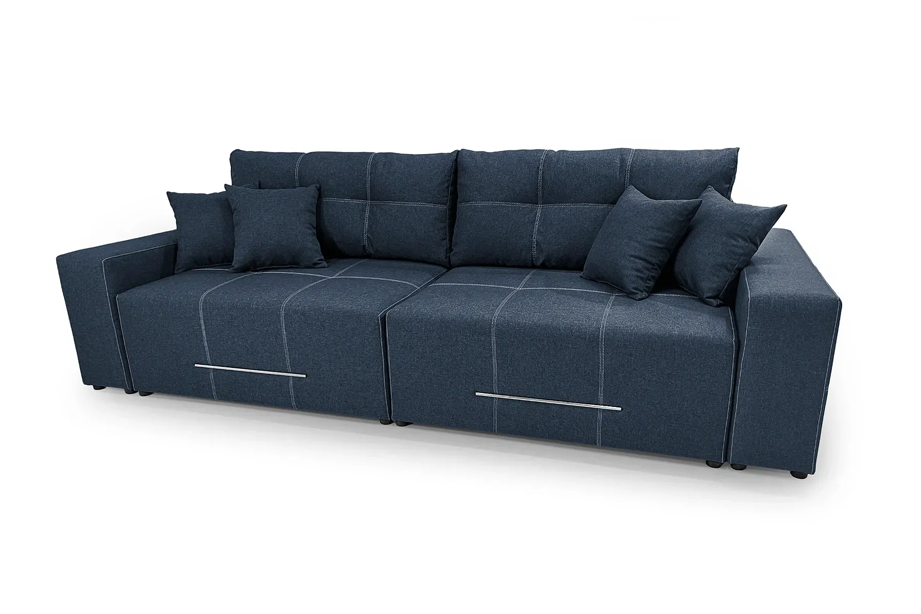 Диван Блисс Мини 255х100 см Джинсовый (25484717)