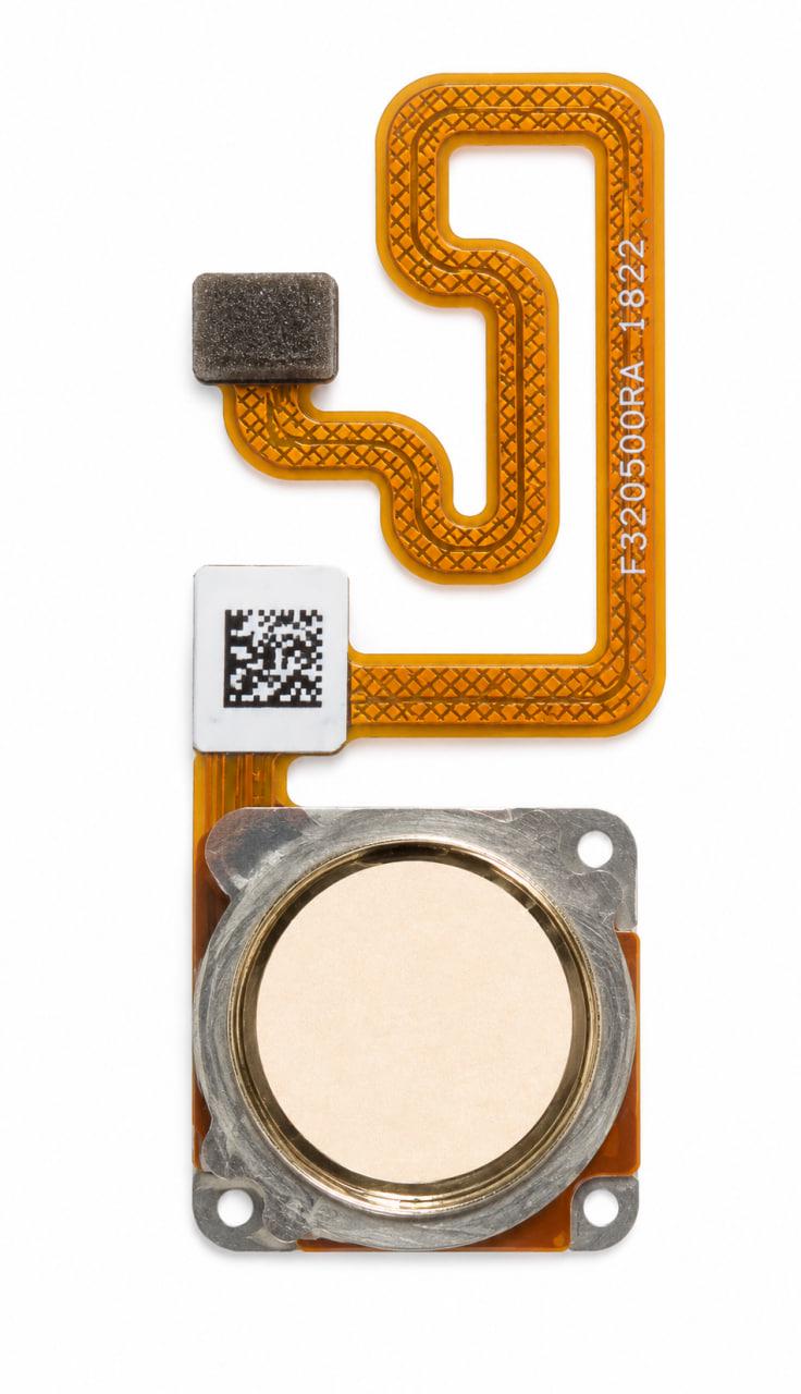 Шлейф сканера отпечатка пальца для Xiaomi Redmi 6 Touch ID Gold (00-00025199)