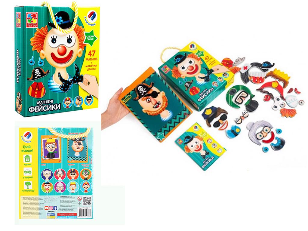 Магнітна гра Vladi Toys Фейсики (MTT-173135) Магнітна гра Vladi Toys Фейсики (MTT-173135)