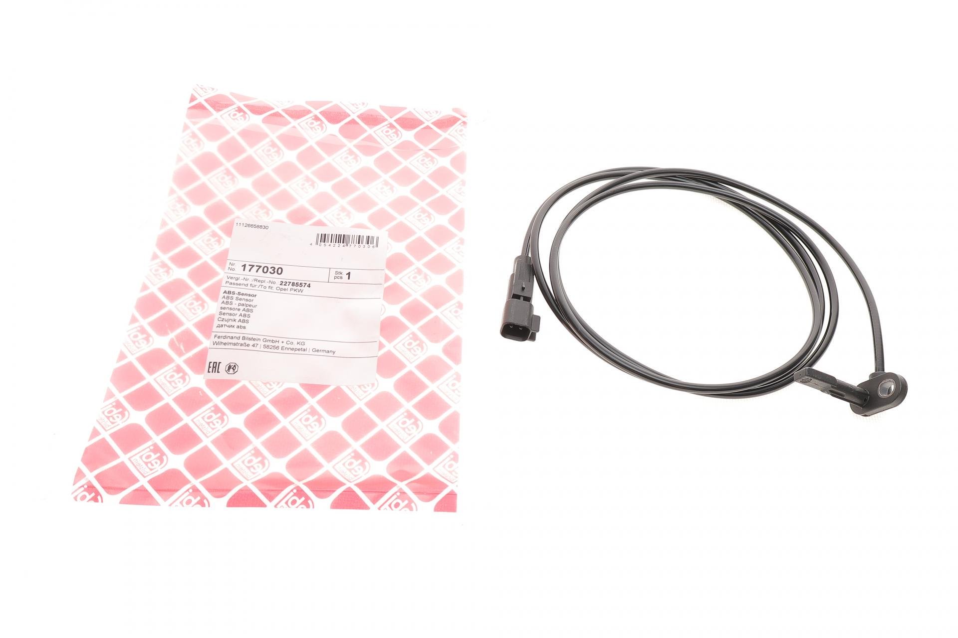 Датчик ABS задний FEBI BILSTEIN для R Opel Insignia A 08-17- (177030)