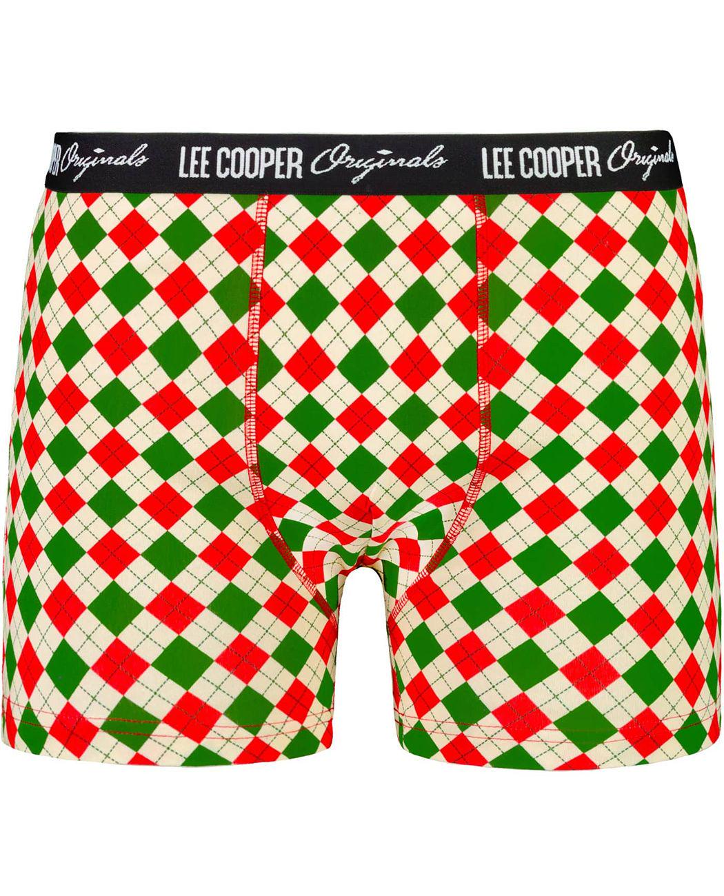 Трусы-боксеры мужские Lee Cooper LCU34256FORMS4 в клетку L Бежевый (9911111159444)