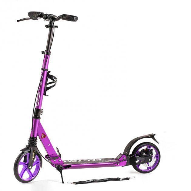 Самокат Best Scooter алюминевый Фиолетовый (54065)