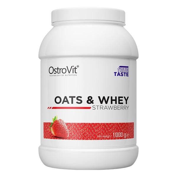 Гейнер OstroVit Oats & Whey Клубника 1 кг