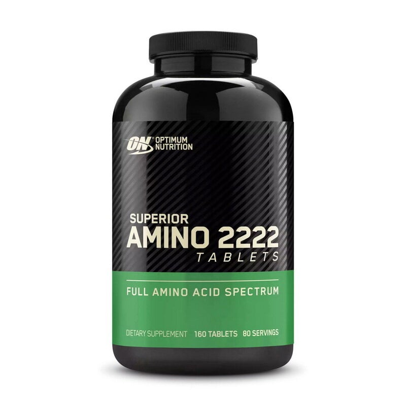 Комплекс амінокислот із сироватки та сої Optimum Nutrition Superior Amino 2222 160 табл.