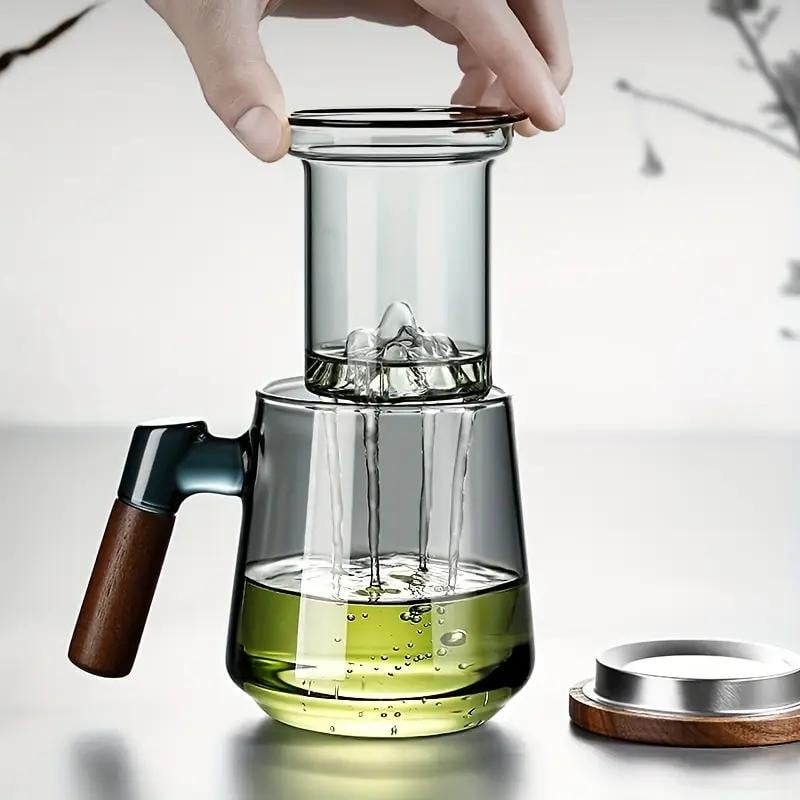 Чайник для заварювання чаю Kamjove скляний з колбою 500 мл Прозорий (500-tp) - фото 4