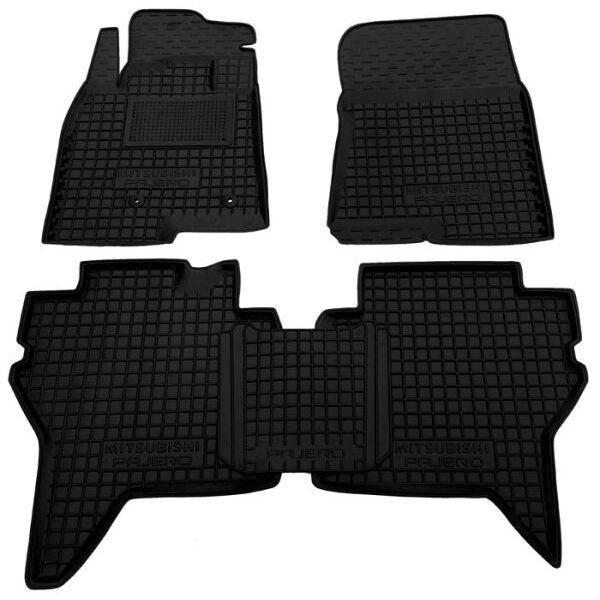 Коврики полиуретановые Avto-Gumm для Mitsubishi Pajero IV 2006 3 шт. Черный (11241)