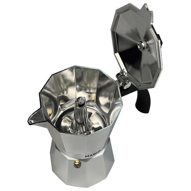 Кофеварка гейзерна Magio MG-1001 150 мл Metal (iz14686) - фото 2