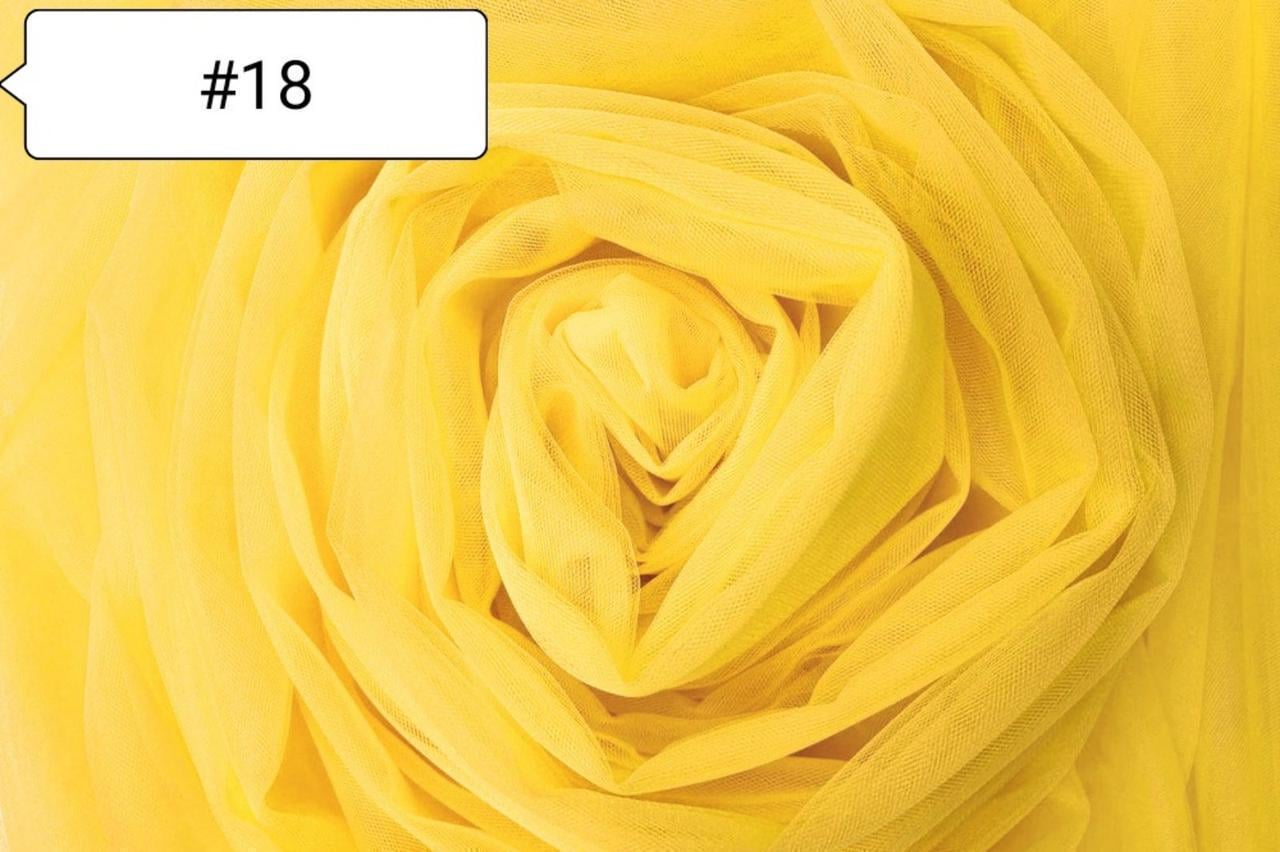 Ткань евросетка №18 Желтый (1731484080)