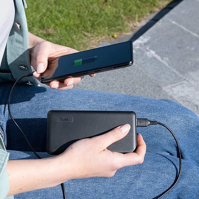 Повербанк Trust Primo Eco 24678 портативный 10000 mAh Black (13466032) - фото 6