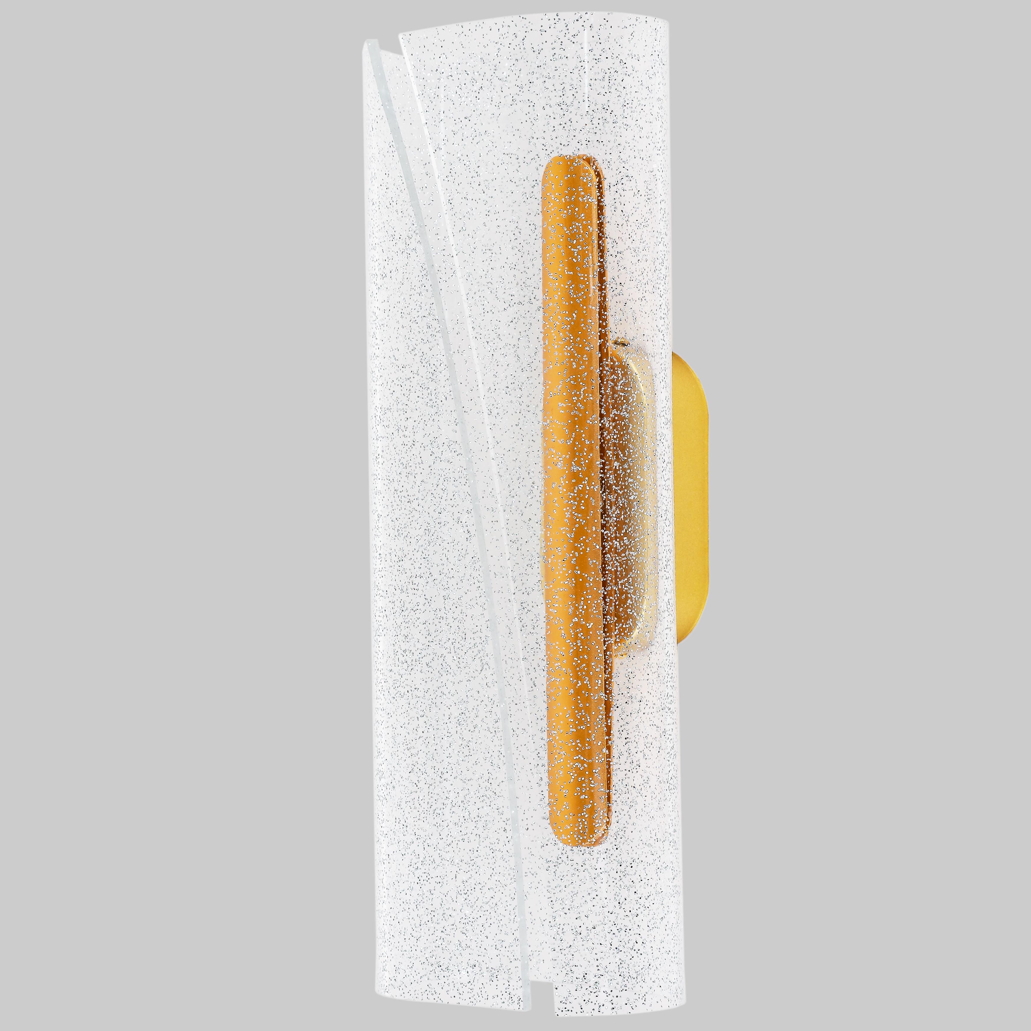 Світильник/бра настінний з блискітками 5W Золотий (74-W2503 GD)