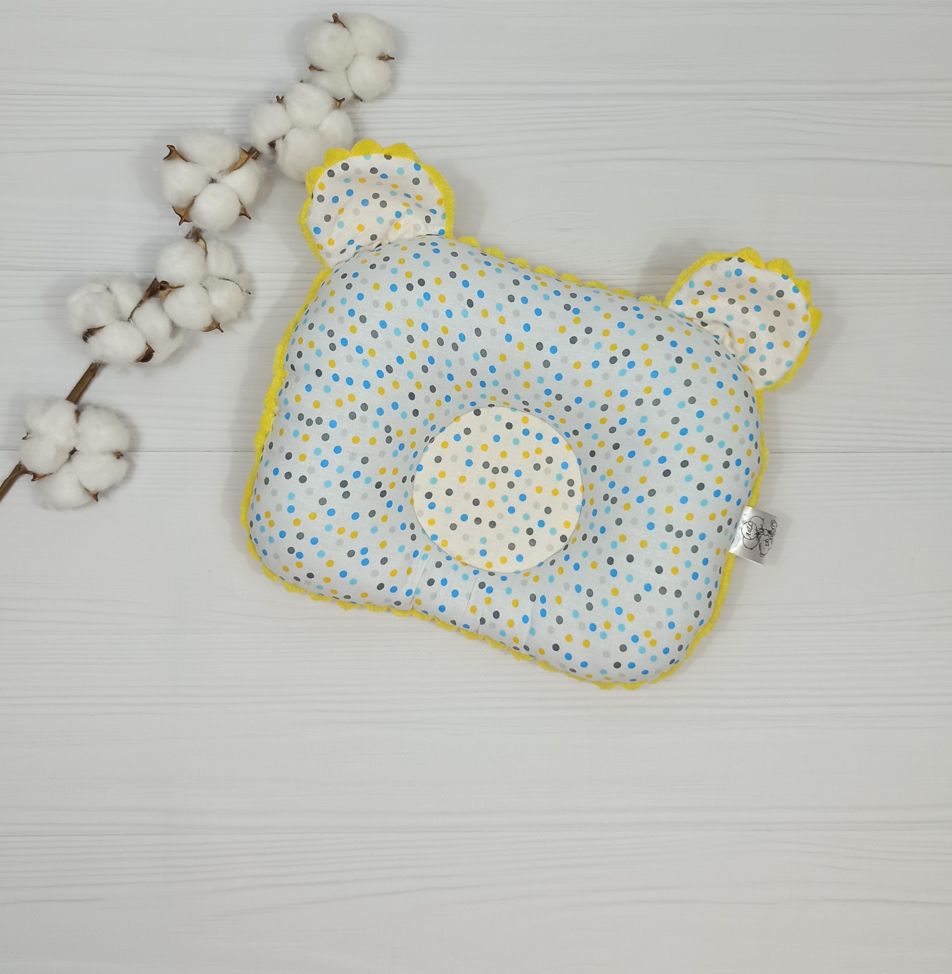 Подушка детская ортопедическая a.l.babybox Патриотический 24x32 см Желтый (PO 18167866)