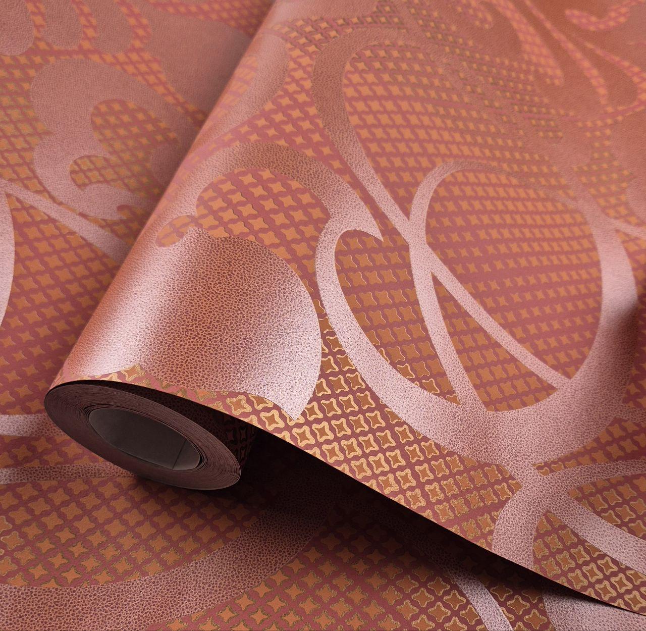 Обои флизелиновые Marburg 58643 0,53х10,05 м Красный (2785922180)