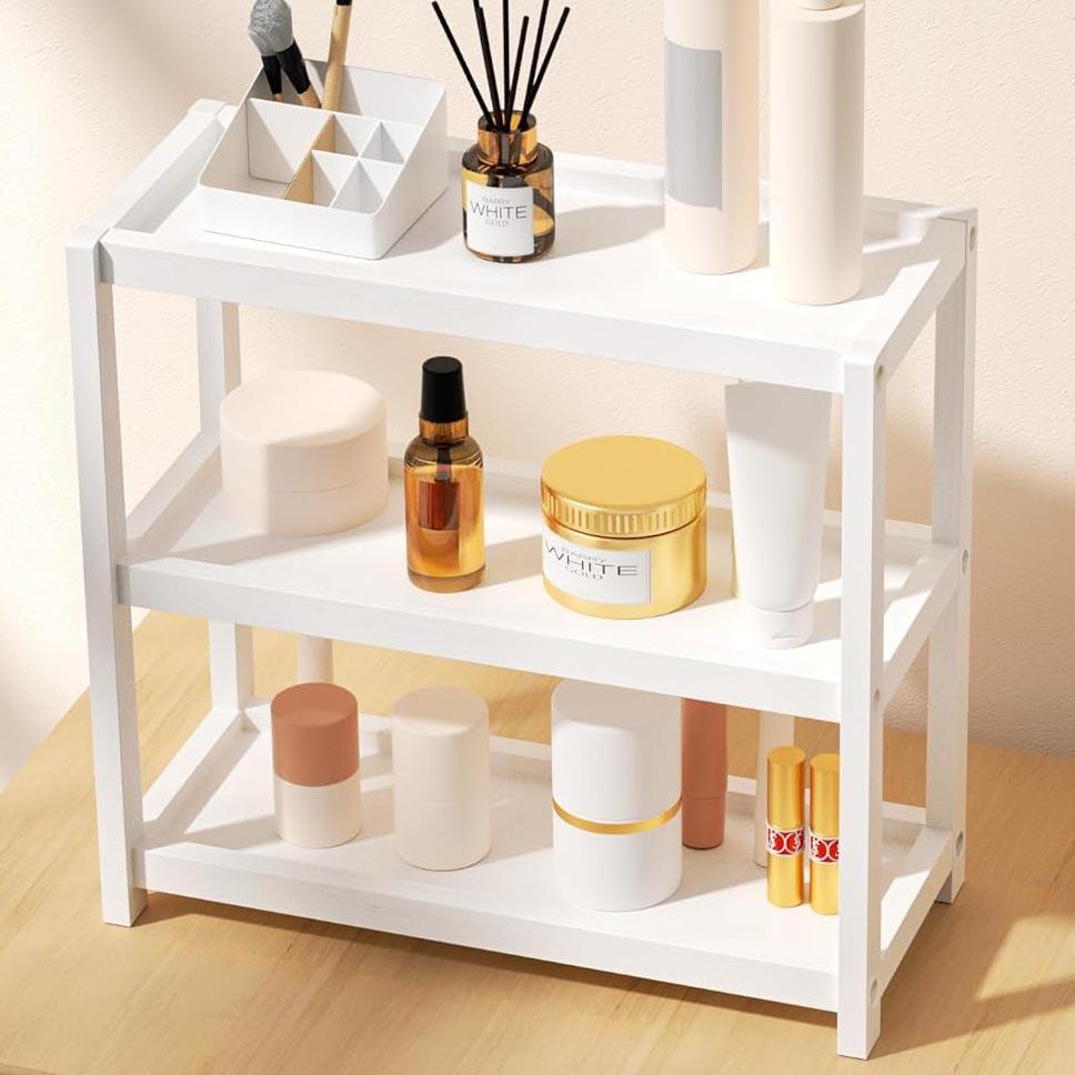 Полка для ванной настольная из дерева Маплан Зефир (ВНО-003920) - фото 2