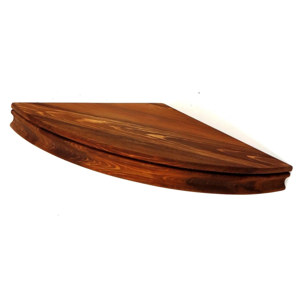 Полка настенная угловая из дерева Плата Савоярди (УНП-000215)