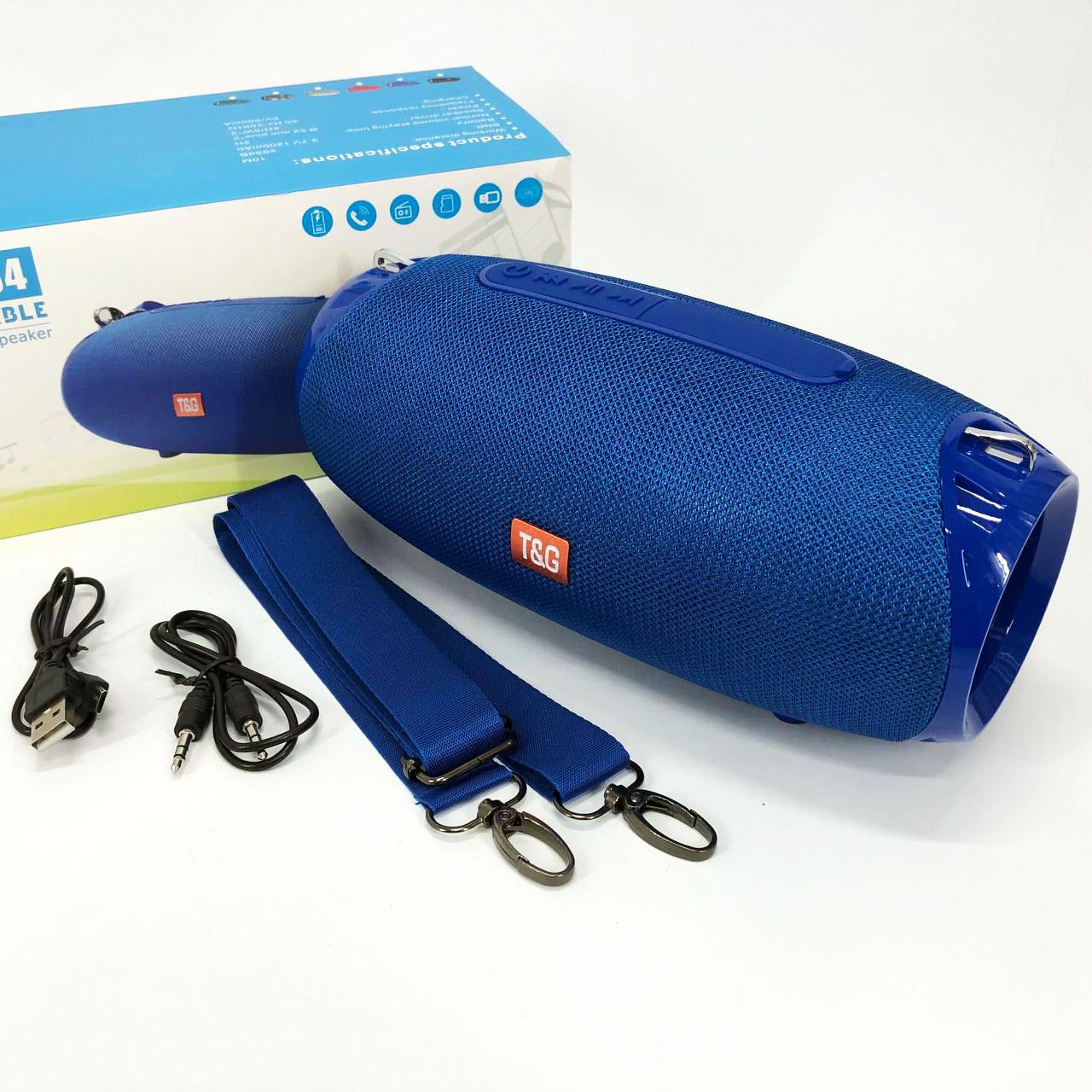 Колонка портативная с ремешком TG534 SD IPX5 Синий - фото 5 Колонка портативная с ремешком TG534 SD IPX5 Синий - фото 5