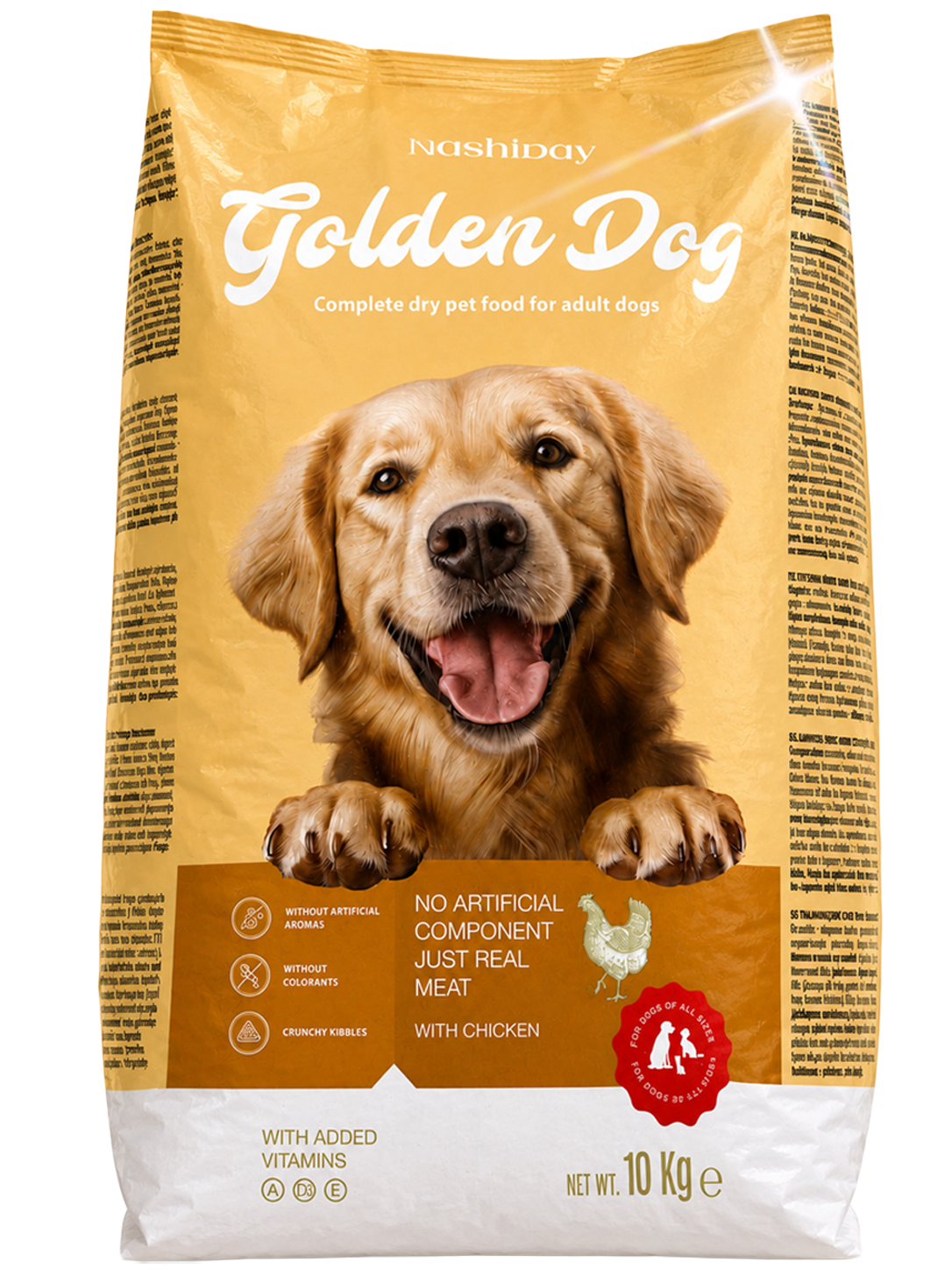 Корм для собак сухий Golden Dog для всіх порід із куркою 10 кг (346728933)