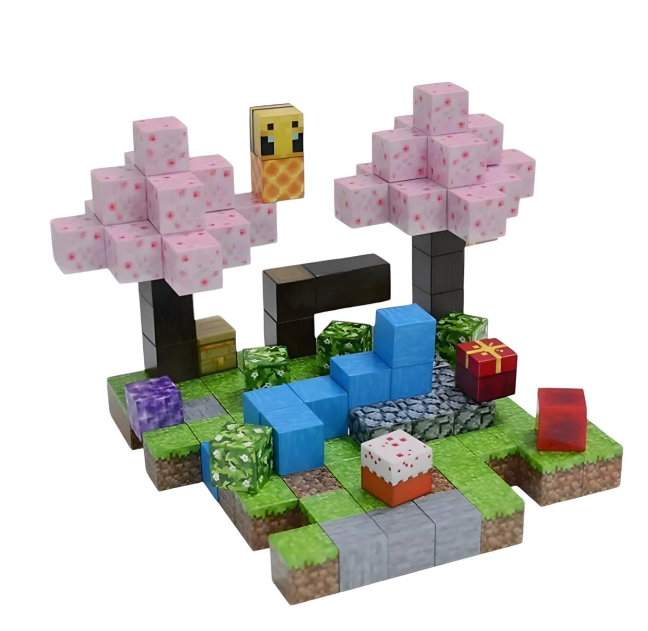 Конструктор магнитный майнкрафт Magnetic Cube вечеринка с сакурами 128 дет. (10376) Конструктор магнитный майнкрафт Magnetic Cube вечеринка с сакурами 128 дет. (10376)