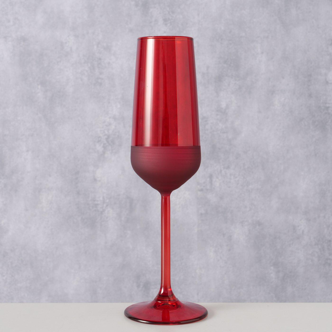 Бокал для шампанського Moluna 195 мл Червоний (2050482) - фото 2 Бокал для шампанського Moluna 195 мл Червоний (2050482) - фото 2