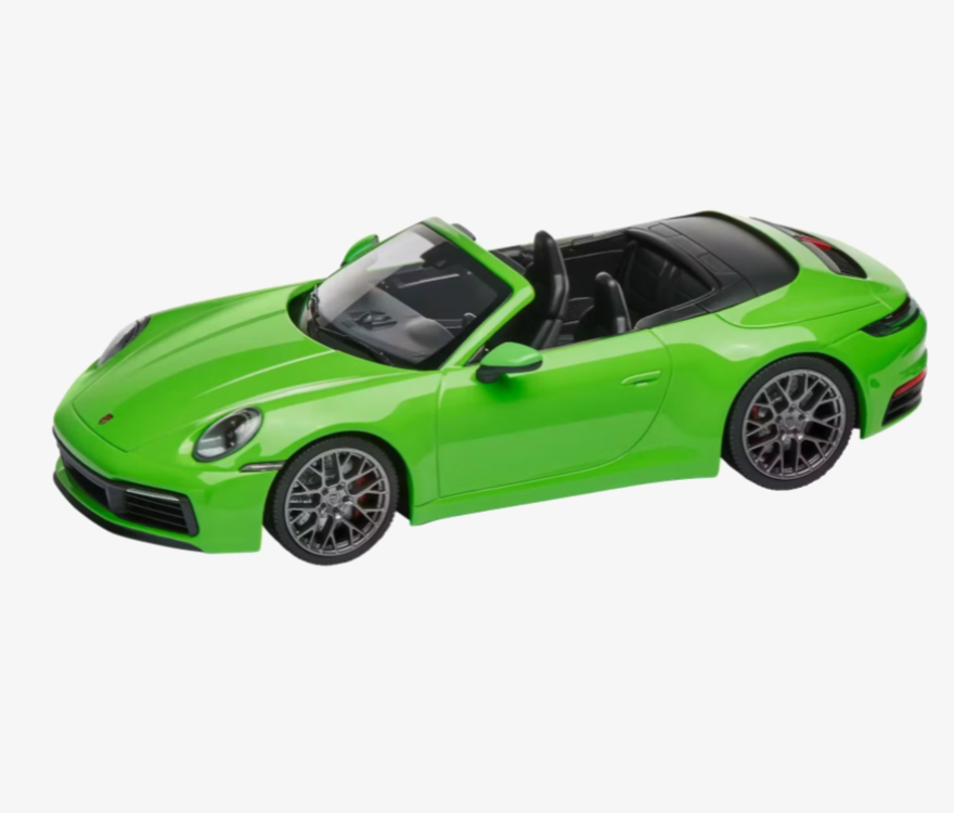 Модель автомобіля Porsche 911/992 Carrera 4S Cabriolet 1:18 Lizard Green (WAP0211730LM6B)