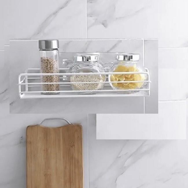 Полка прямая навесная металлическая для ванной комнаты 27 см Белый (23864207) - фото 8 Полка прямая навесная металлическая для ванной комнаты 27 см Белый (23864207) - фото 8