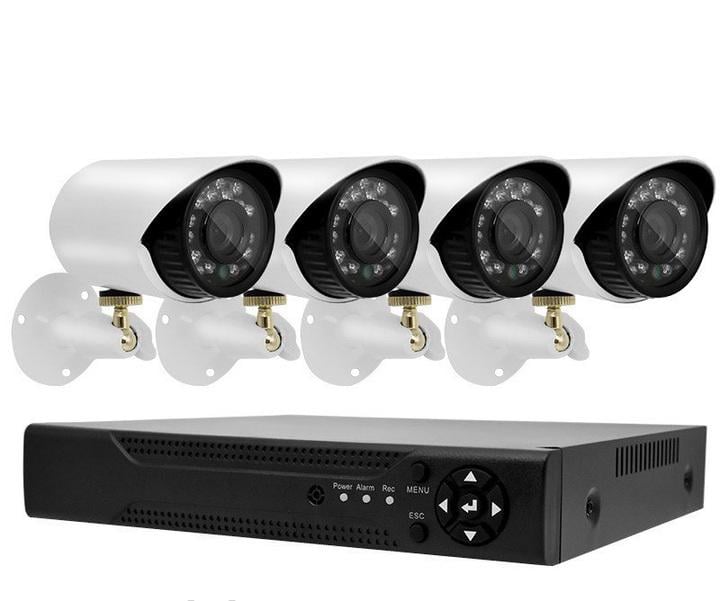 Набір відеоспостереження 7005 DVR KIT 7004 AHD на 4 камери (1091)