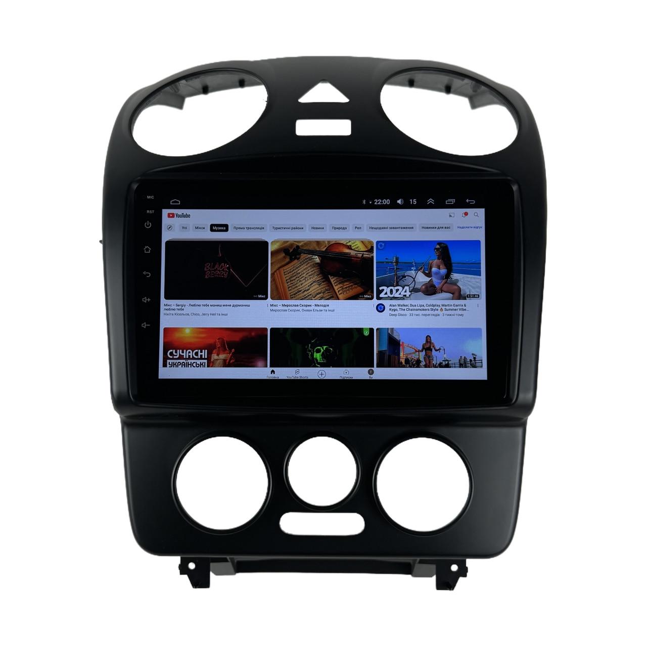 Автомагнитола для Volkswagen Beetle 2004-2010 7862 8 ядер/4G/DSP/CarPlay/Android/QLED (М-ТК1059-9-Т6)
