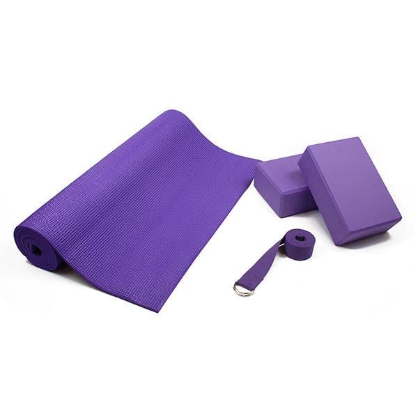 Набор для йоги EasyFit Фиолетовый (EF-YS.3-Pu)