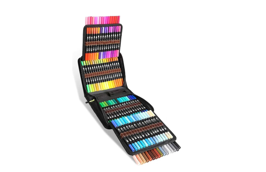 Маркеры акварельные двусторонние Finecolour Sketch 60 шт. (23457055201_389) - фото 1