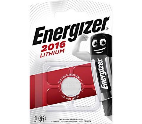 Батарейки Energizer CR2016 Lithium 1 шт. (1424534488) - фото 1