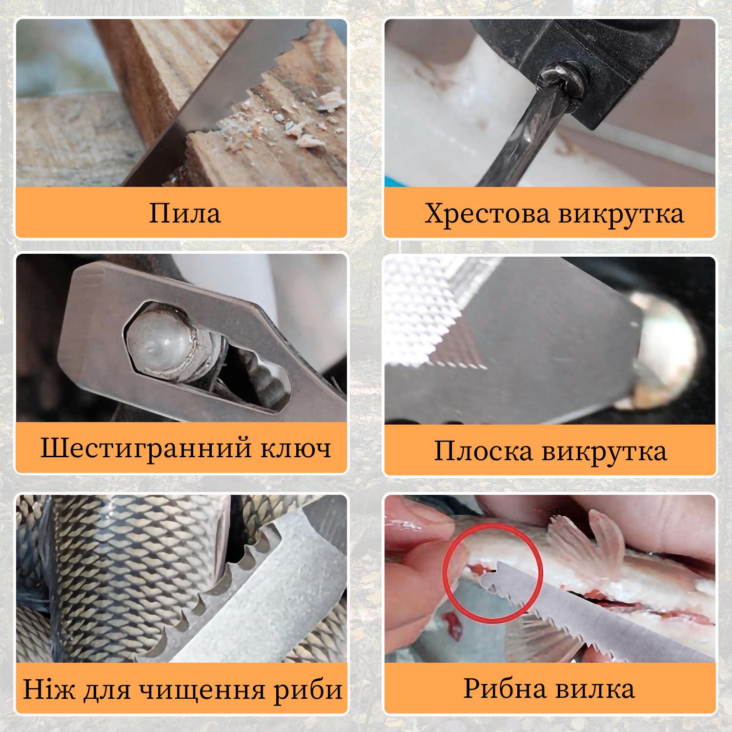 Мультитул с топориком (00-00000054) - фото 6 Мультитул с топориком (00-00000054) - фото 6